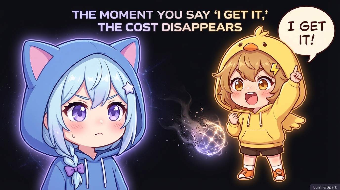 The Moment You Say 'I Get It,' the Cost Disappears